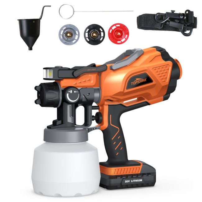 Pistolet Pulvérisateur Éclairage LED 5 Niveaux - 2700K-6500K Pour Peinture Automobile