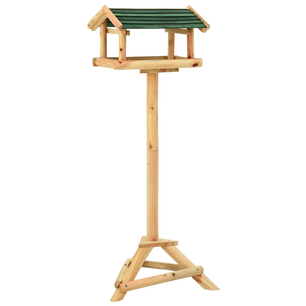 Mangeoire à aliments en bois facile à assembler, cabane à oiseaux durable  pour cour