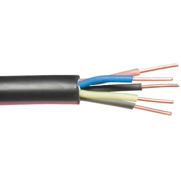 1 Mètre de câble électrique section 5G6