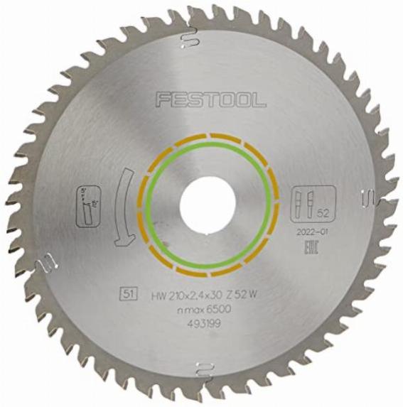 Festool ALUMINIUM/PLASTICS W60 Hoja de sierra circular, 216 mm, 60