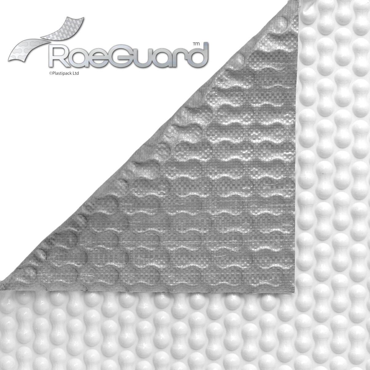 Cubierta térmica 800 micras geobubble raeguard 8,5 x 2m con refuerzo en los anchos