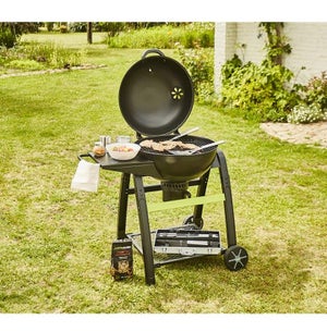 Chariot de barbecue HWC-K93 - barbecue au charbon de bois Barbecue BBQ gril  de jardin avec