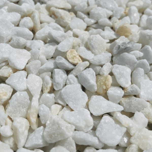 10 sacs de 20 kg 200 kg Gravier marbre blanc cristal 12 20