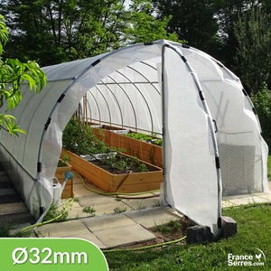 IDMarket - Bâche de Rechange 140 GR/m² pour Serre 12M² Verte avec  moustiquaire : : Jardin