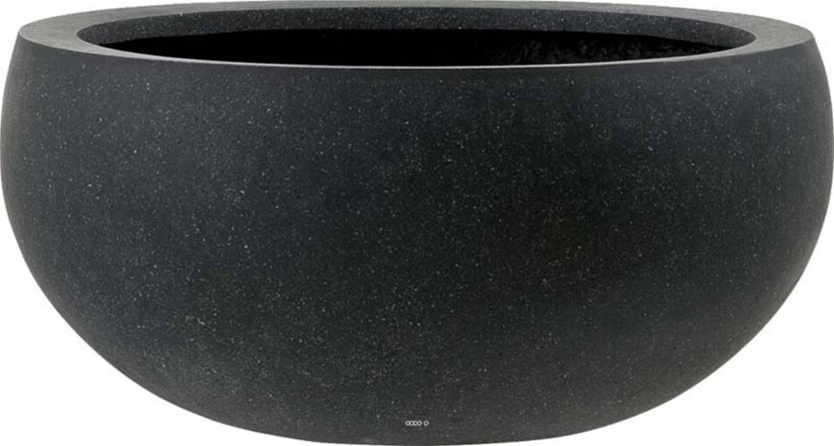 Bac fibres de verre/ composite Ext. bol Ø 45 cm H 21 cm noir - 2