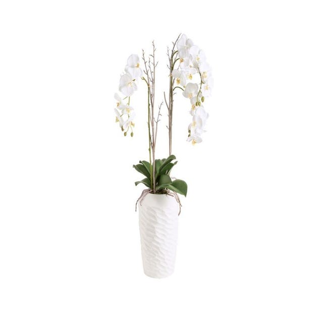 Fleur artificielle SIA Orchidée en pot ZOELIE - H88 cm | Leroy Merlin
