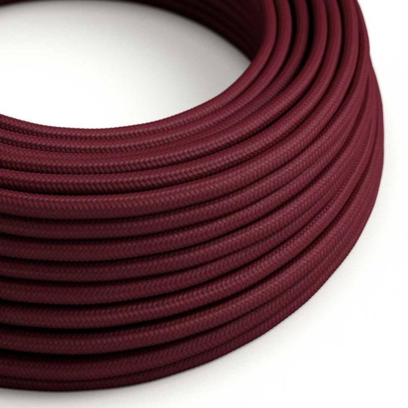 thumbnail: Creative-cables Italia CÂble Électrique Rond Recouvert De Tissu Effet Soie 3x075 Zigzag Noir Xz3rz04 37477113