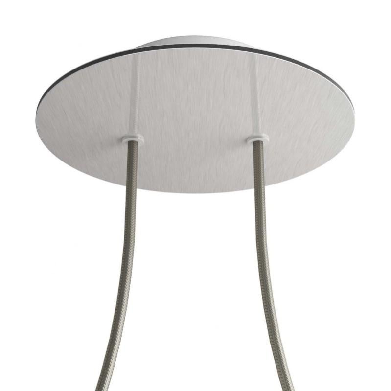 Rosone Da Incasso Rasomuro - Nero, 1 Foro Centrale, Diametro 125 Mm | Per Lampadari E Punti Luce A Soffitto - Foto 6