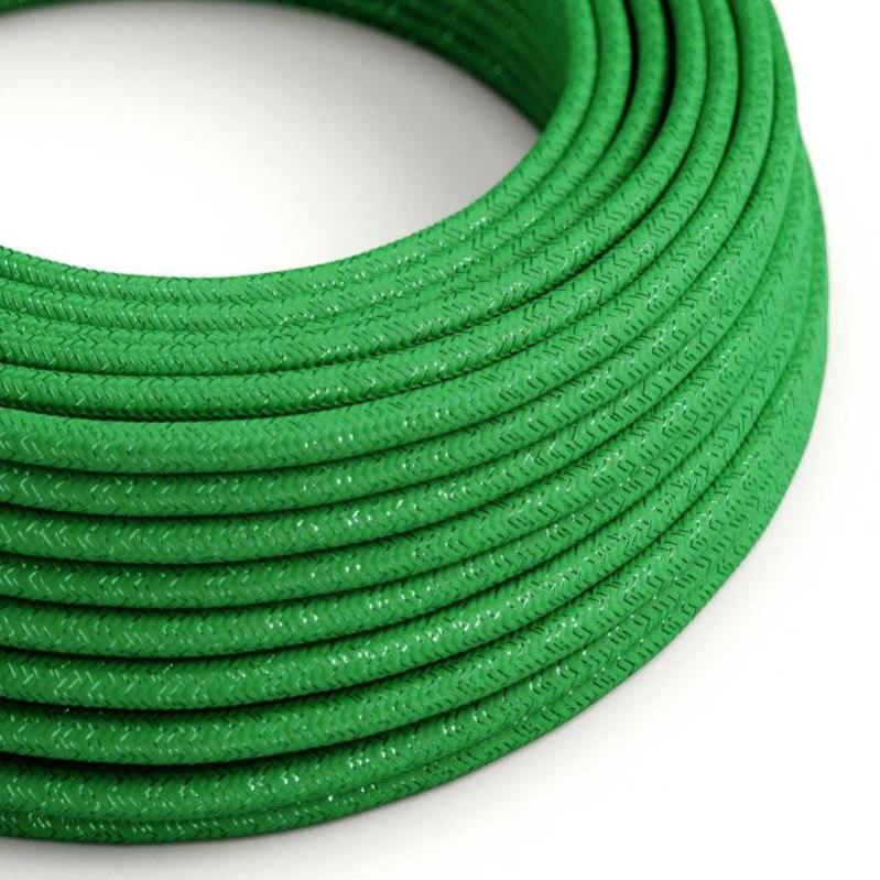 Creative Cables - Cavo Elettrico Rotondo Rivestito In Cotone Tinta Unita Bianco Rc01 Lunghezza Dei Cavi 5 Metri N Cavi Interni 2x0 75 84290846
