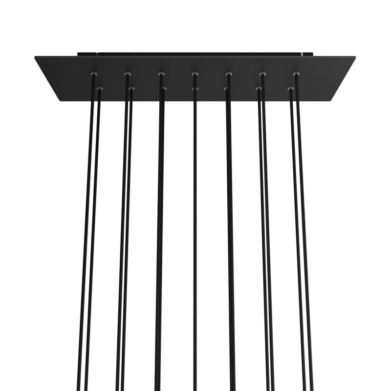 Rosone From Ceiling Wall Rosetta With 5 Outputs Black 