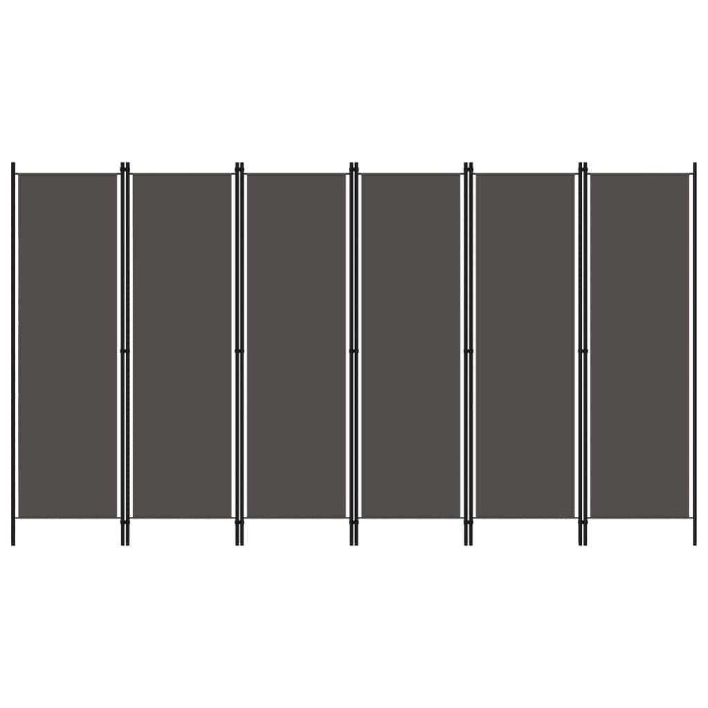 Maison Exclusive - Paravento a 5 Pannelli in Tessuto 600x120 cm Bianco Maison Exclusive - Paravento a 5 Pannelli in Tessuto 600x120 cm Bianco