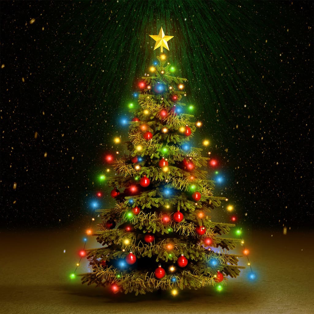 Guirlande lumineuse d'arbre de Noël 150 LED colorées 150 cm vidaXL