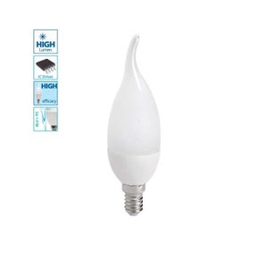 Ampoule LED flamme avec puce SAMSUNG , 230V,50Hz,7W,4000K,E14
