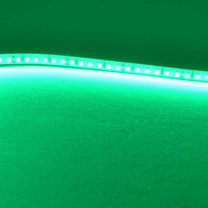 Ruban étanche LED Puissant 120LED/m 25W/m IP65 5m - Lumière Vert