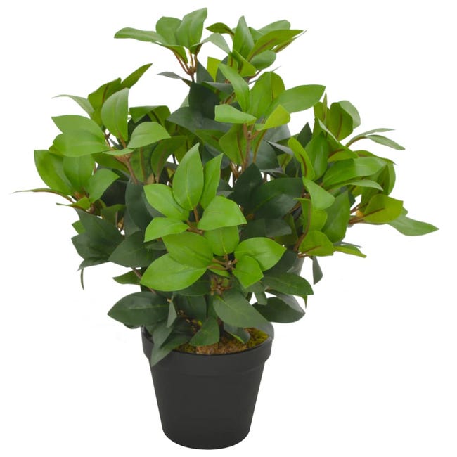 Plante artificielle avec pot laurier vert 40 cm décoration intérieur  DEC022022 | Leroy Merlin