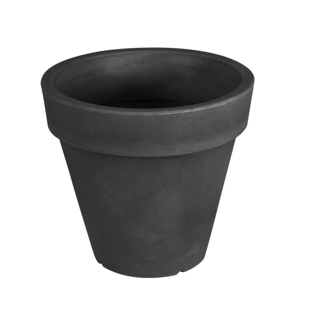 DEROMA - Fioriera Rettangolare Day R Antracite - 80 Cm