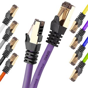 ESSENTIEL B Câble Ethernet 5M Droit CAT6E noir pas cher 