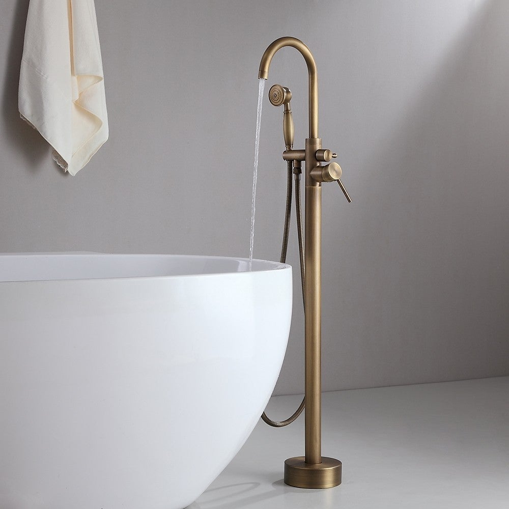 Miscelatore per vasca e doccia in bronzo - Corbeau