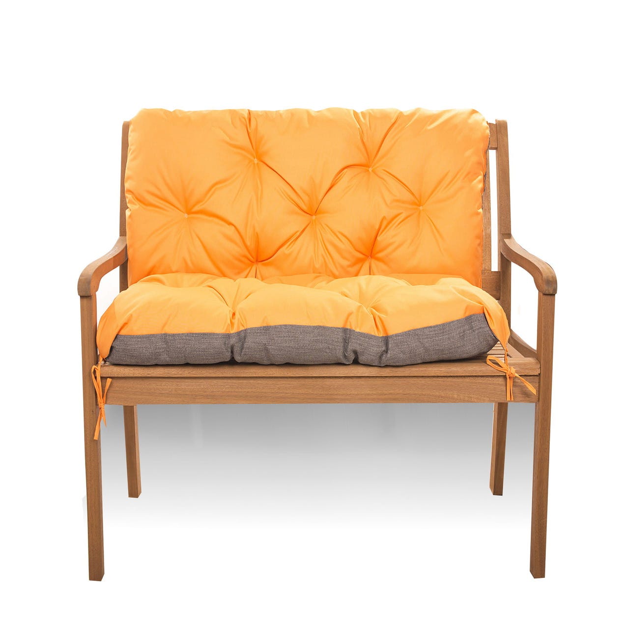 Cuscino per panca da giardino 100 x 50 x 40 cm Cuscino per altalena,  arancione