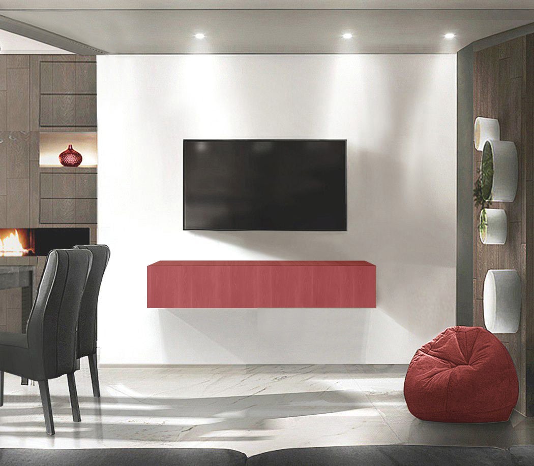 Mobile basso porta tv rosso 170x52x45 codice LW-465