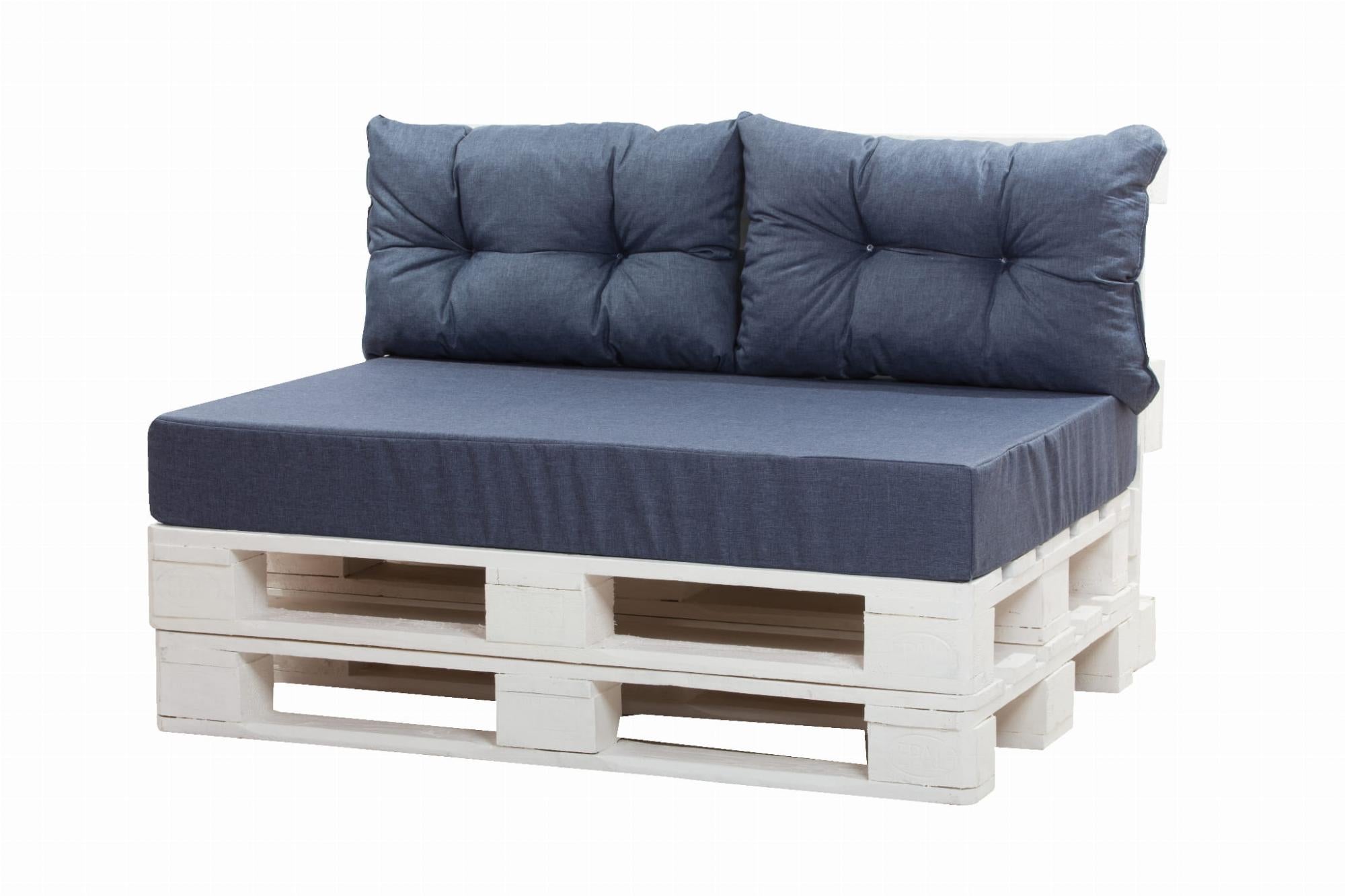 Cuscini Per Pallet Esterno 80x120cm - Imbottiti E Idrorepellenti Per Giardino - Foto 6