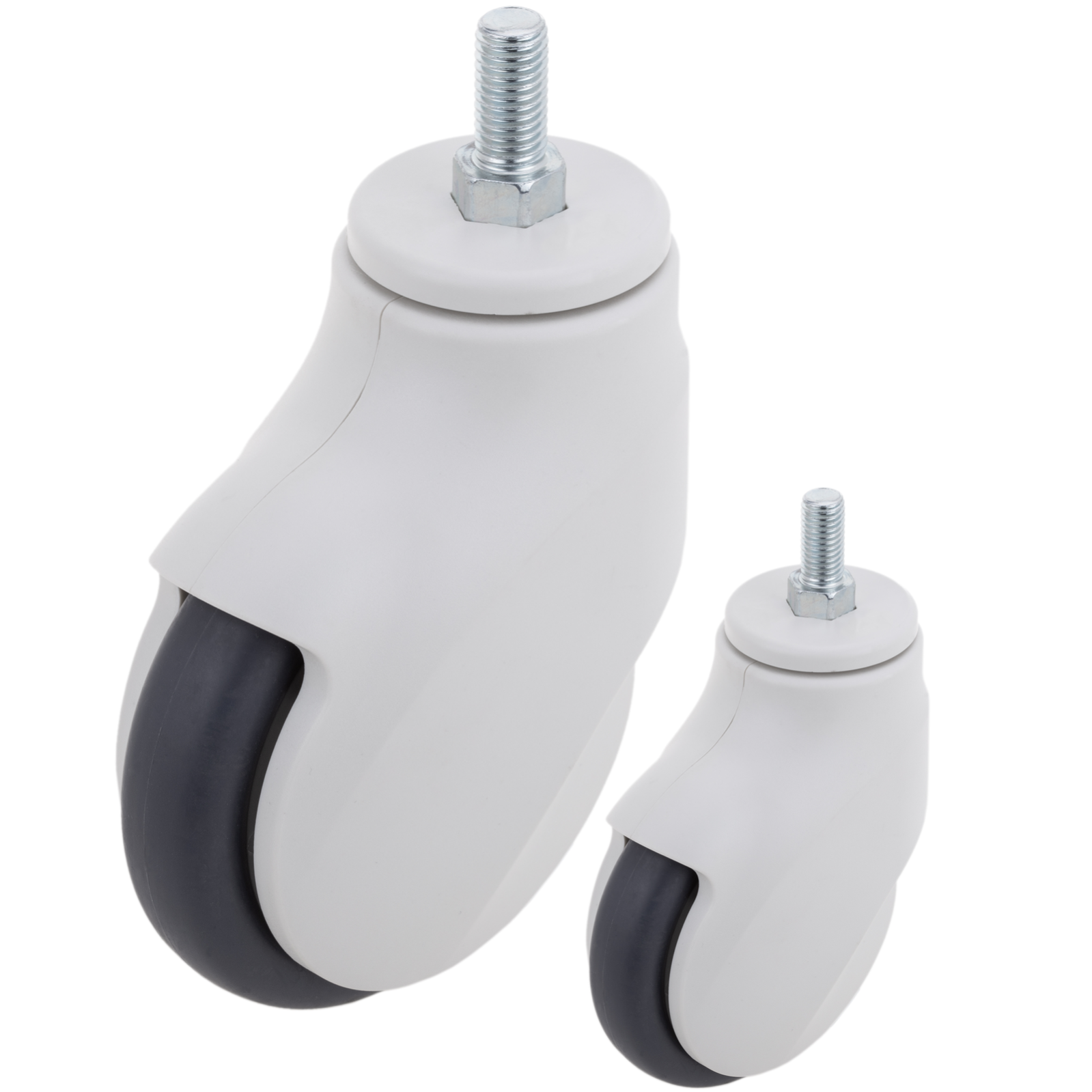Sgabello A Rulli Girevole In Pelle PU - Altezza 30,5 Cm, Portata 135 Kg, Per Casa, Ufficio, Garage