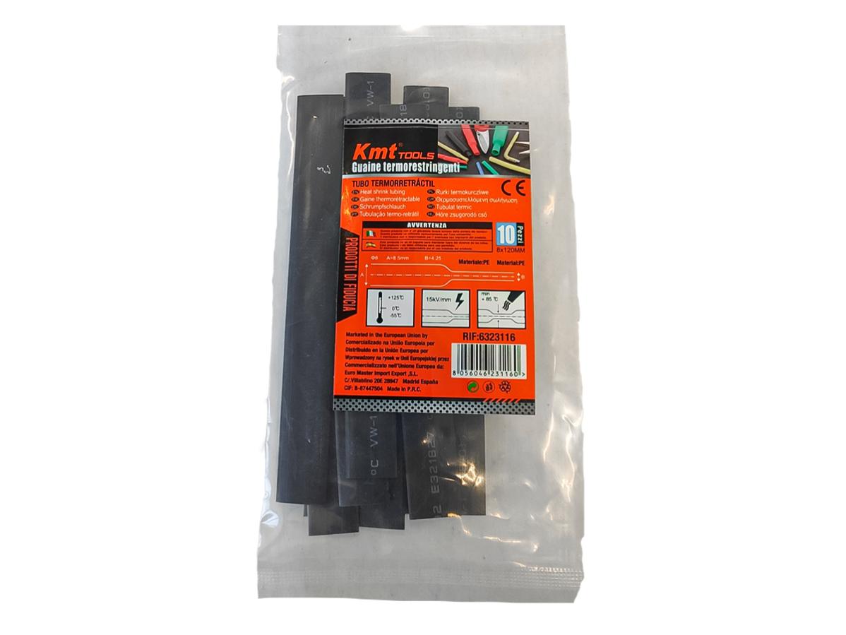 Othmro Tubo Termorestringente In PE – Diametro 1 Mm, Rapporto 2:1, Lunghezza 30 Mm, Colore Nero, Confezione 500 Pezzi - 2