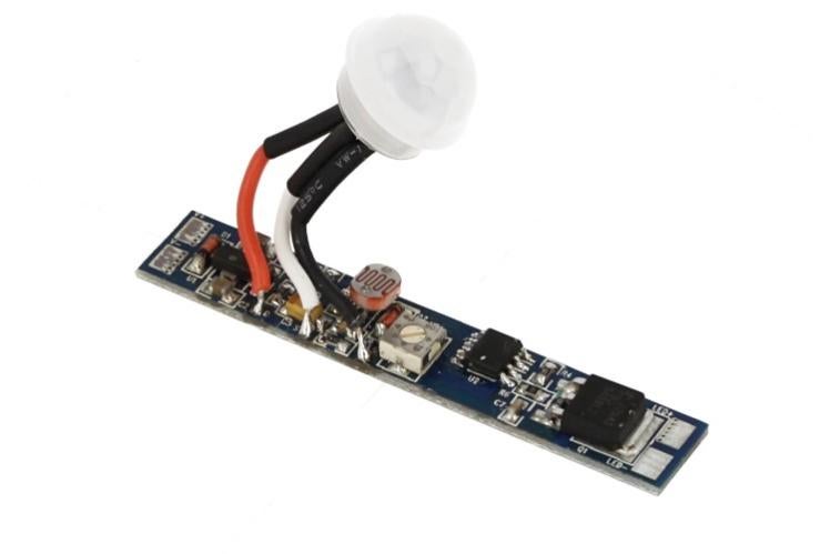 Faro da esterno con sensore di movimento Seffner in alluminio, faro led esterno