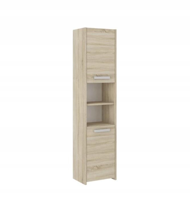 Prague Armoire De Salle De Bains 170x30x30 Rangement Salle De Bains Meuble Colonne Style Moderne Sonoma Leroy Merlin
