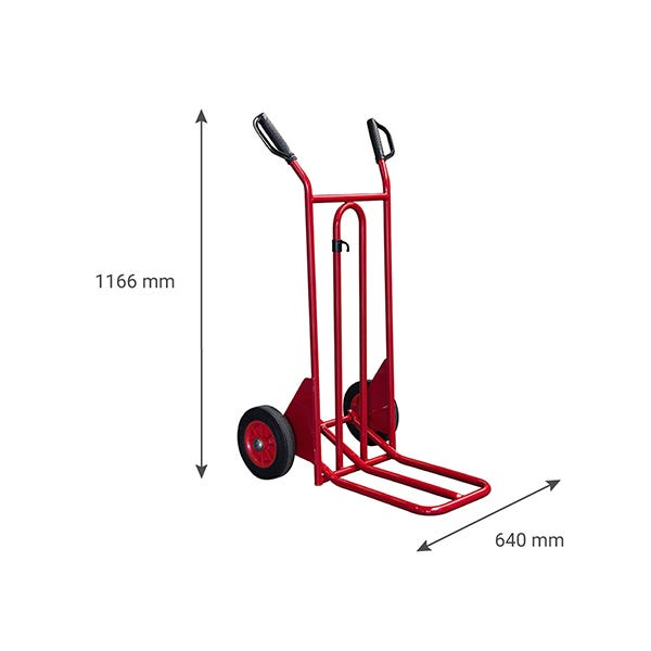 Diable chariot entièrement pliable - Charge maximum 150kg