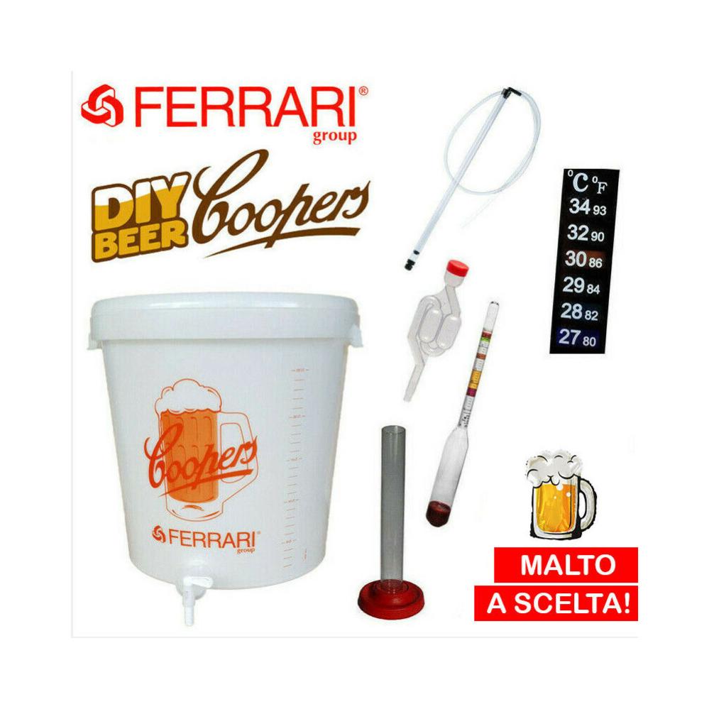 Kit Fermentazione Coopers Per Birra Artigianale - Set Completo Con Fermentatore 25L, Istruzioni Per Birra Fatta In Casa - Foto 10
