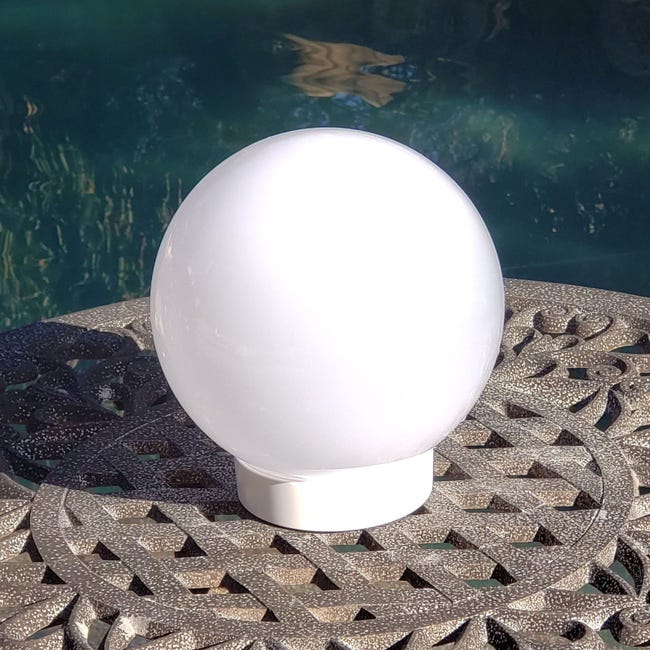 Lampe solaire flottante Buldo blanche ou RVB - Chromex