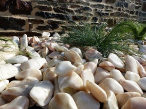 Galets jardin décoratif Granit Montorfano 10-15 cm (Lot de 3
