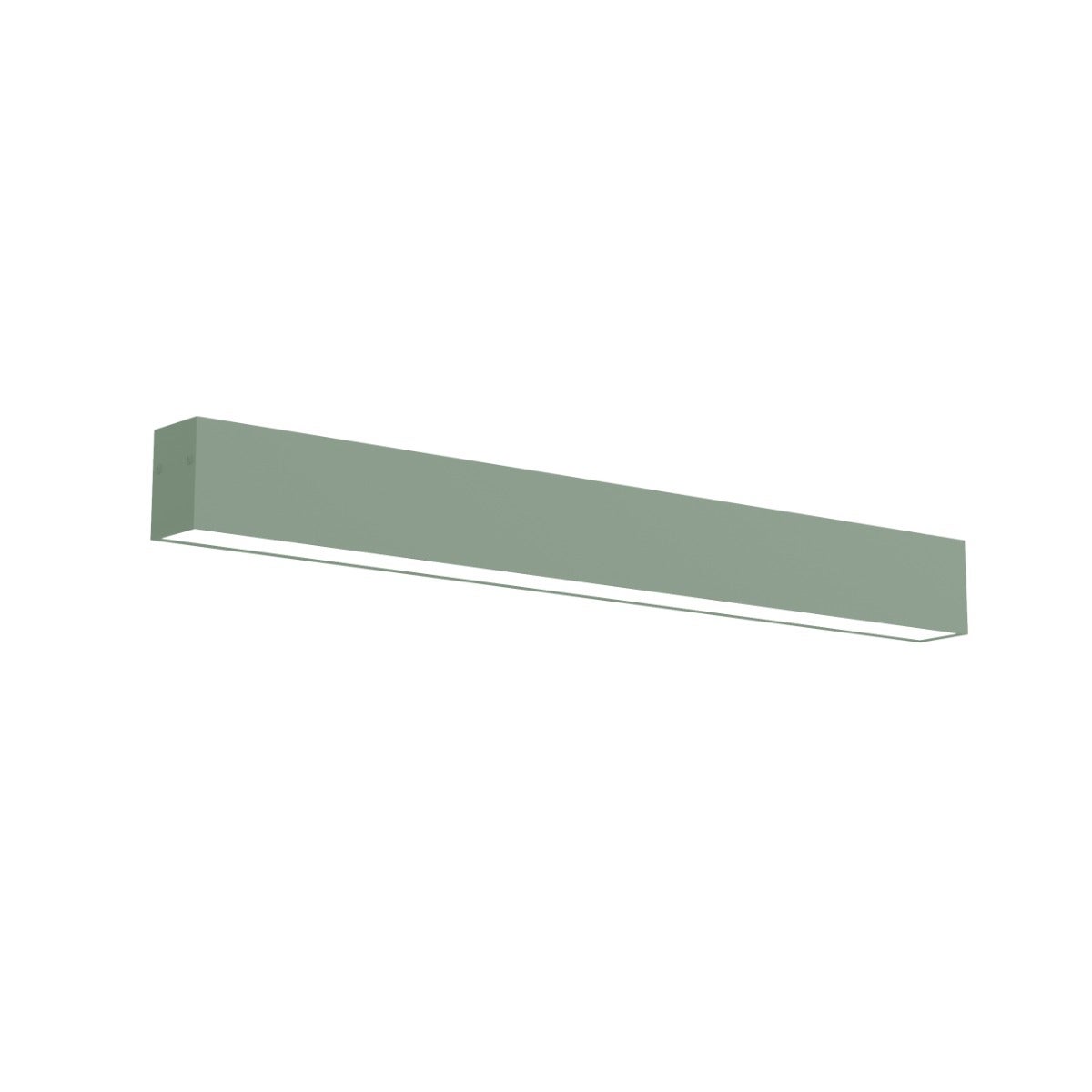 Lumicom linear plafòn strip led integrado 9.6w 4000k metallo vert iceberg l40cm