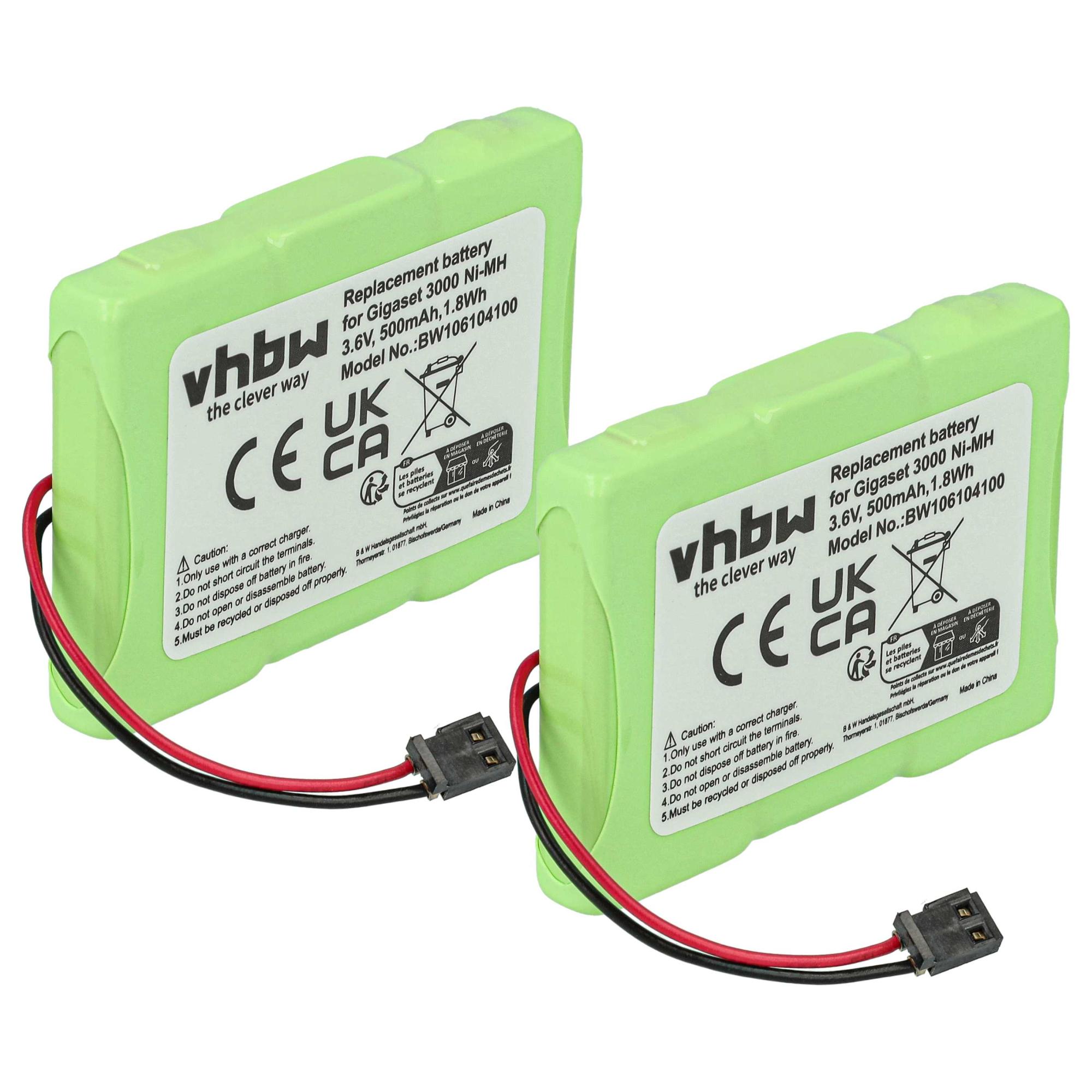 vhbw - 2 X Batterie Vhbw 1100mah Per Fotoocamera Hitachi Dz-mv350a, Dz