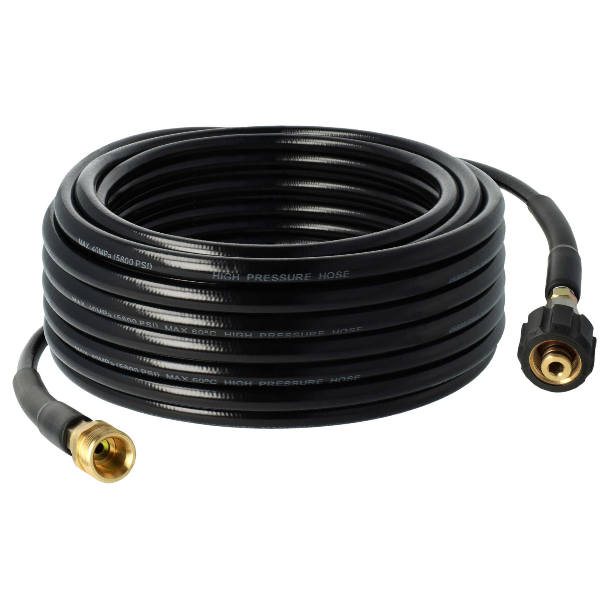 Vhbw Tuyau De Rallonge 3m Pour Kärcher K 205 M, K 205 Plus, K 207 – Connexion M22 X 1,5, Robuste Et Flexible, Noir