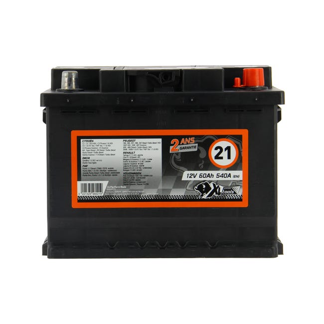 Batterie 12v 60ah 540A - Équipement auto