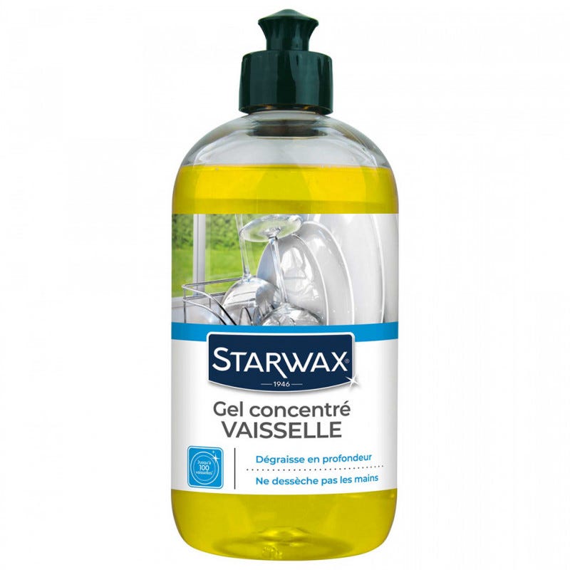 STARWAX Nettoyant Spécial Vitres et Miroirs - 500 ml - Idéal