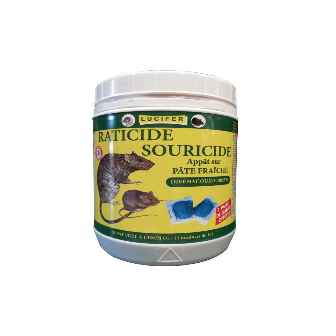 French Pets Raticide/Souricide Souris Et Rats – Produit Professionnel  Foudroyant