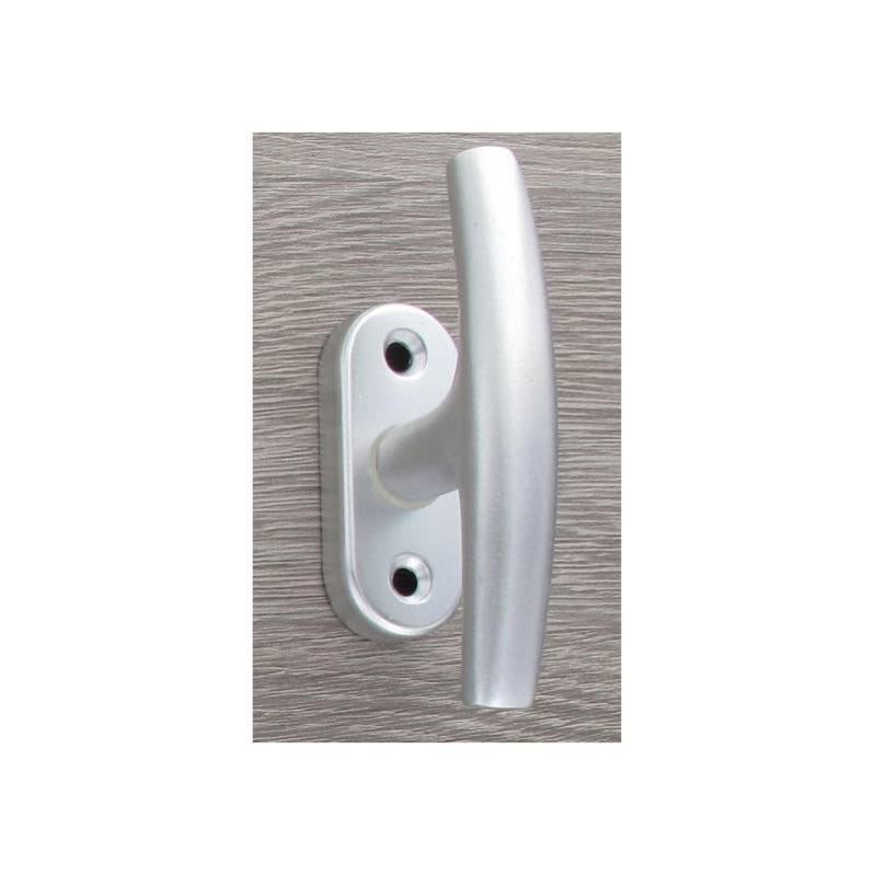 Leva Manuale GEZE Per Finestre E Lucernari - Alluminio Argento Anodizzato - Compatibile Con Apripista OL 90 N/OL 95