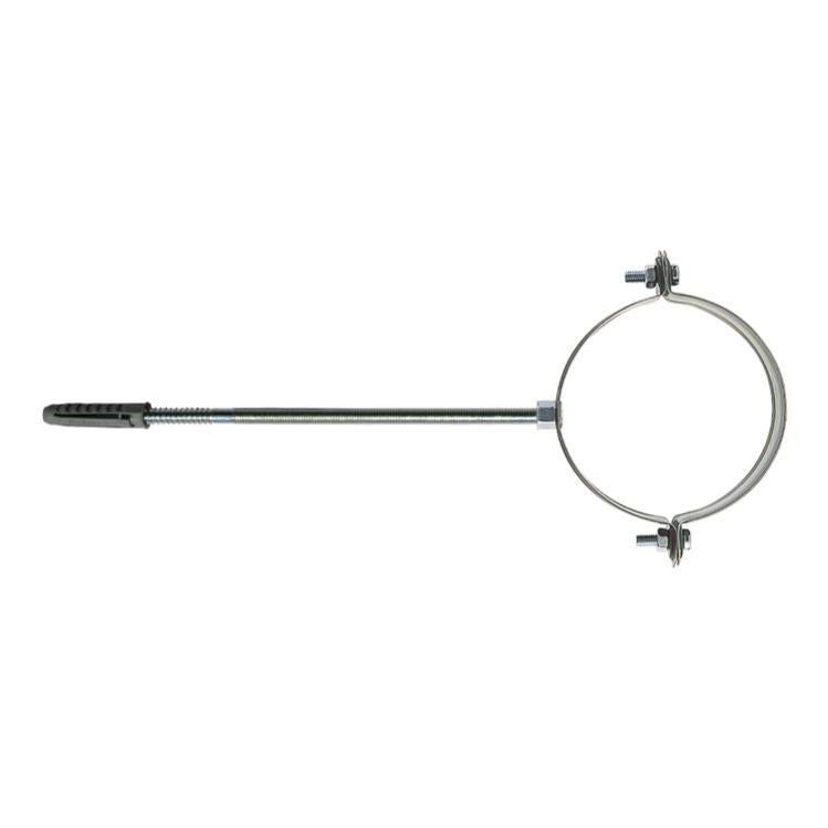 COLLARE TUBO CANNE FUMARIE INOX 130 Mm 28x1,5 Cm BARRA FILETTATA - Foto 4