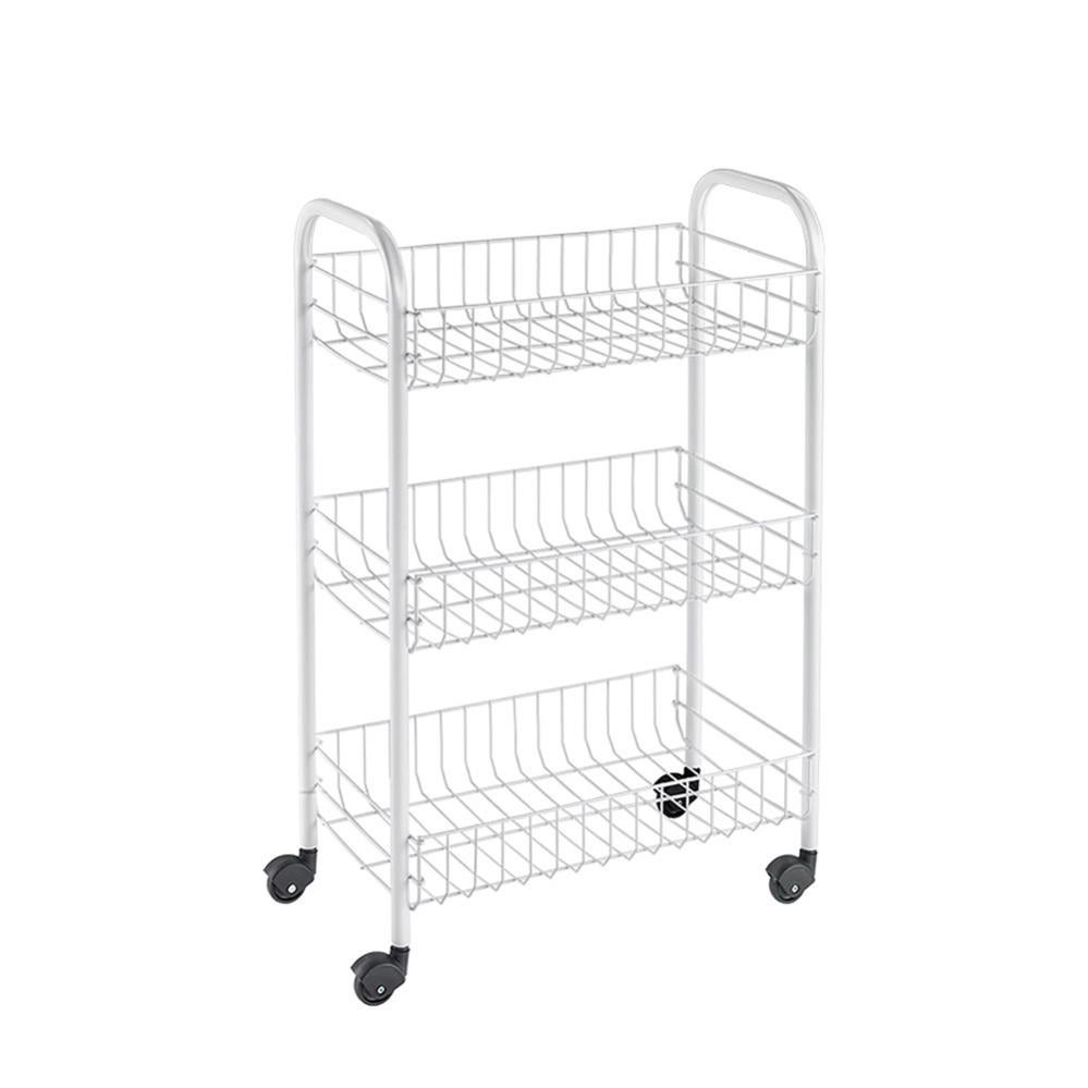 Carrello Multiuso Metaltex Fino - Bianco, 16x60x72 Cm, Per Casa E Ufficio - Foto 5