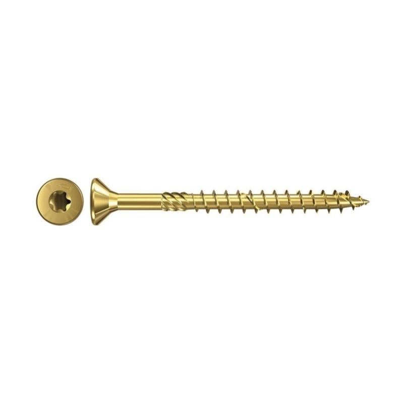 Vis à Bois Torx TX25 ⌀ 6.0x160mm – Lot De 100, Acier Zingué, STALCO, Pologne