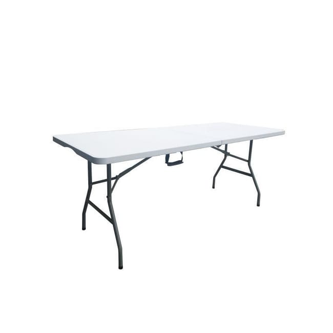 Table pliante  180 cm  8 personnes  plastique  Leroy Merlin