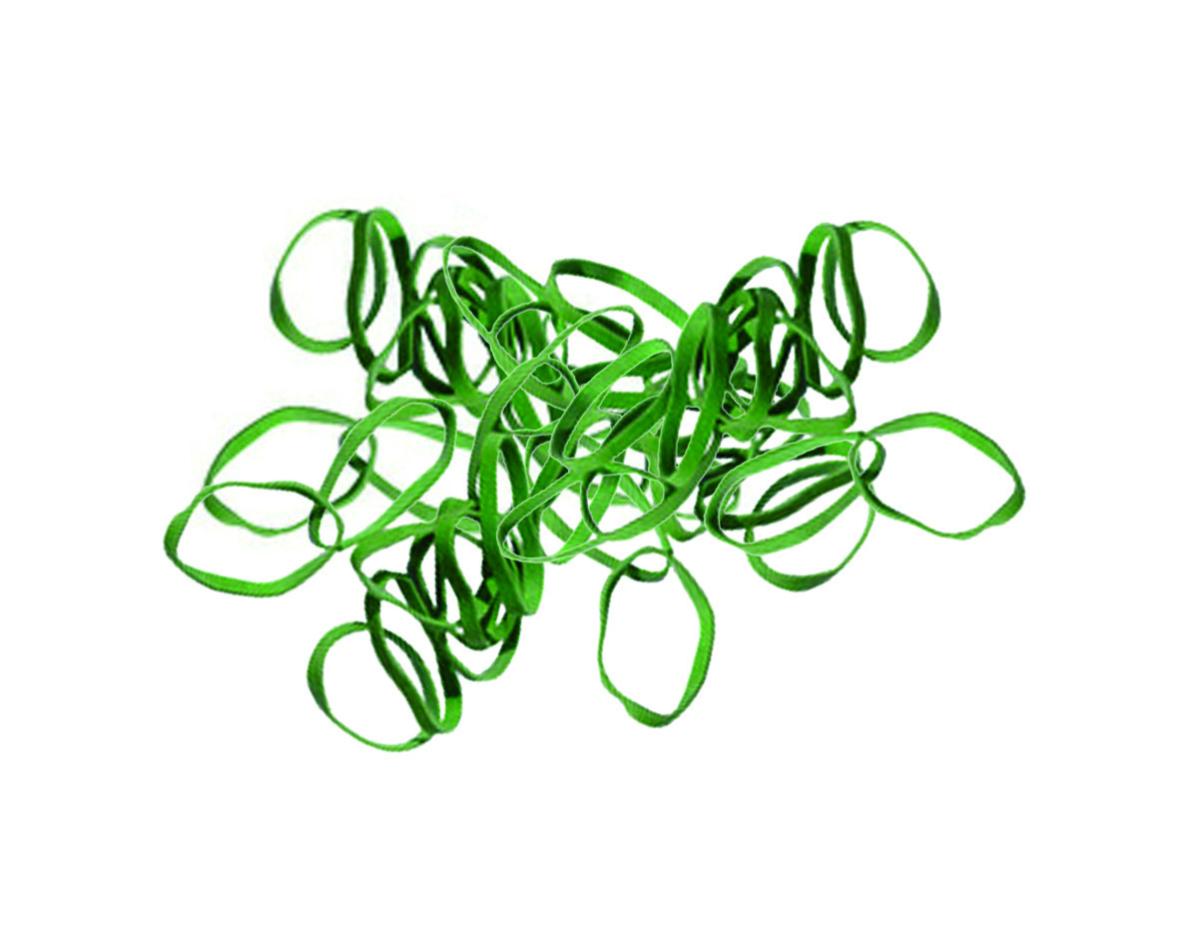 Elastici Di Gomma Blu - 80 Mm X 1.7 Mm, Sacchetto Da 1 Kg (Circa 2100 Pezzi)