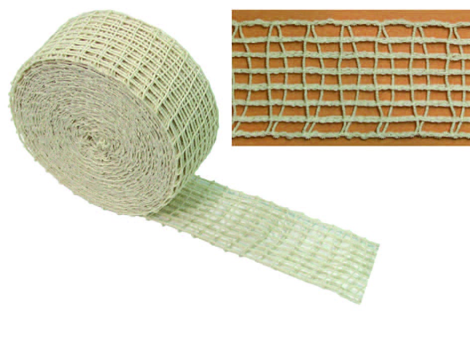 Rete elastica per stagionatura insaccati trama singola - ø mm.125 maglia a  18 quadri