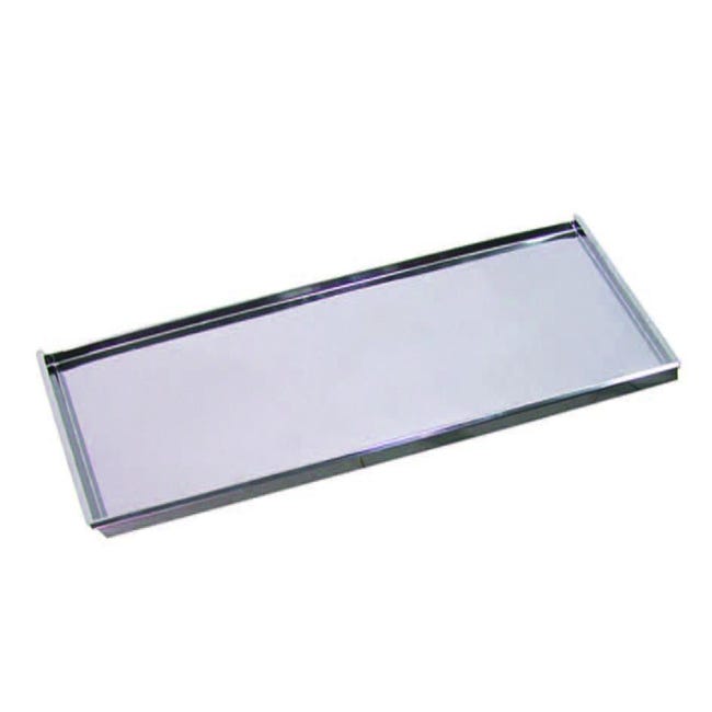 Vaschetta Scolapiatti In Acciaio Inox Per Pensile Da 90 Cm – A Incasso Con Staffe, 84 Cm
