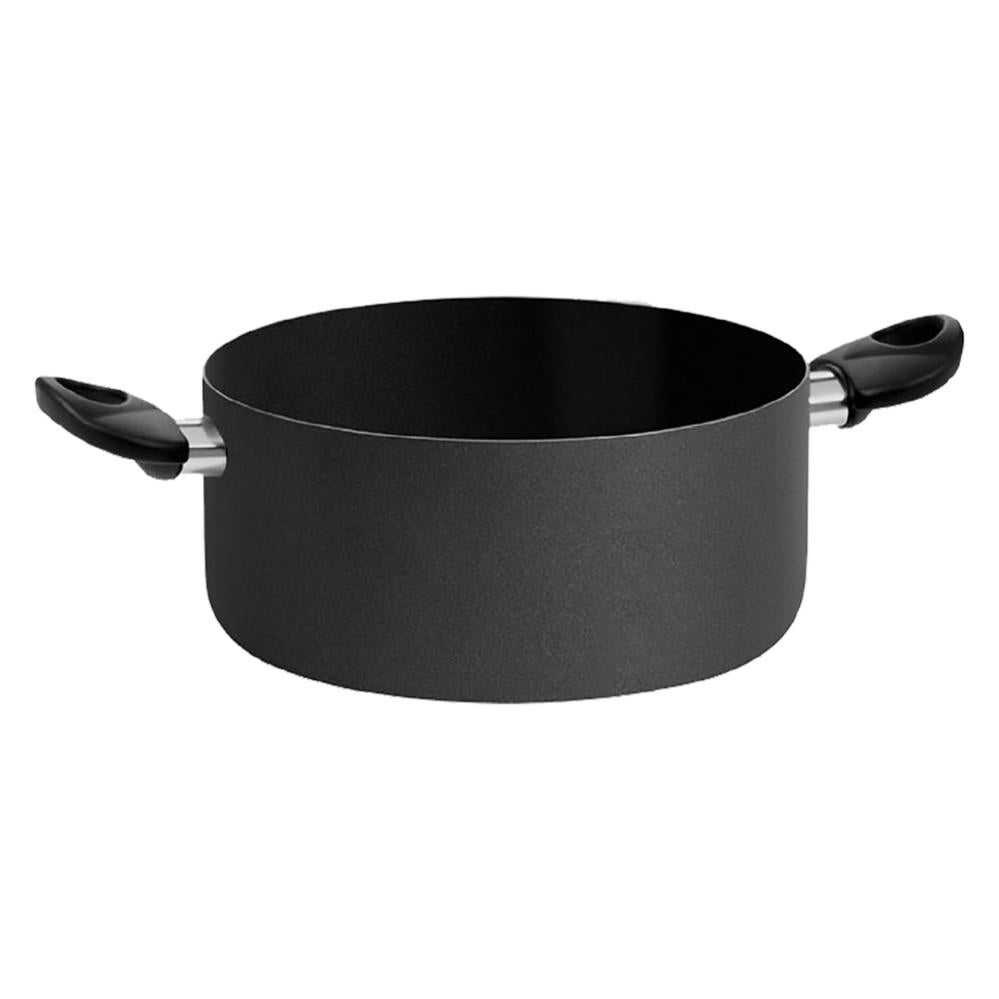 Woll Induction Line Casseruola Con Manici Termoresistenti E Coperchio In Vetro, 24 Cm X 12 Cm – 4,5 Litri, Antiaderente Titanio - 2