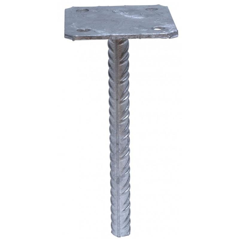 Platine a sceller pour poteau sales