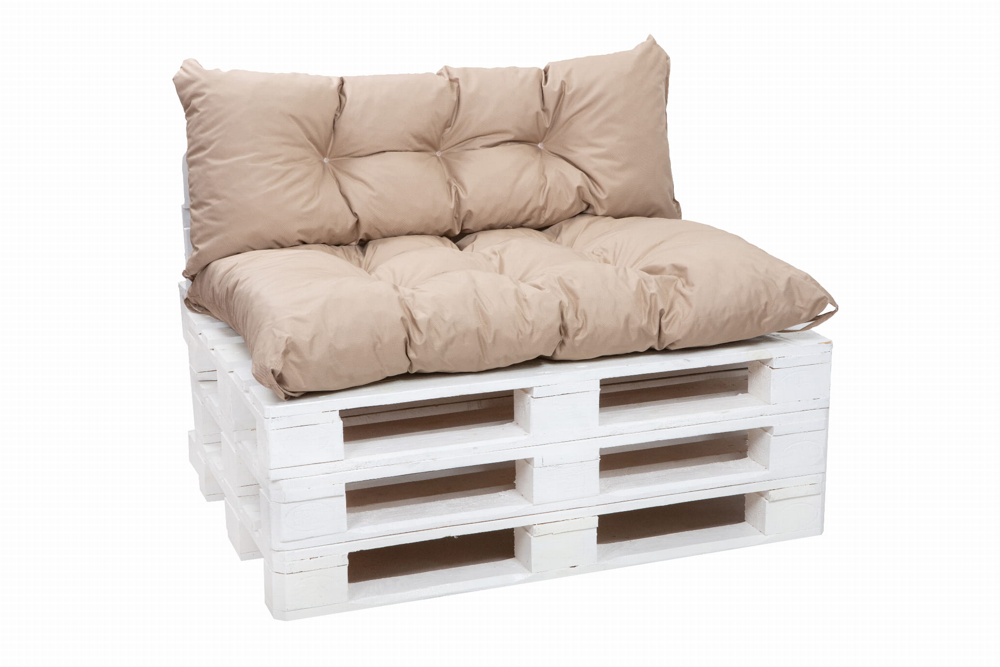 Set di 4 cuscini per divano pallet interni/esterni seduta 120 x 80 x 10 cm schienale 120 x 50 x 10 cm foglia BRAVO HOME 2 cuscini quadrati – Cuscino comfort per divano pallet Europa 